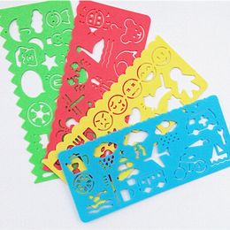 wholesale 4pcs kids plastic picture drawing stencil for painting children drawing template board kids diy painting for baby girl boy gift - Kids Painting Templates wholesale 4pcs kids plastic picture drawing stencil for painting children drawing template board kids diy painting for baby girl boy gift - Kids Painting Templates