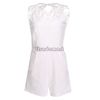 Wholesale-プレイスーツロンパース女性服オーバーオールセクシーな夏ブランドカジュアルホワイトブラックノースリーブホルタージャンプスーツ51