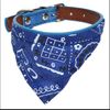 Zwykawany pies kot Pet Puppy Bandana szalik Kwiatowy druk Pu Pu kołnierz nakręcka dla zwierząt domowych 3 kolory QB676043235O