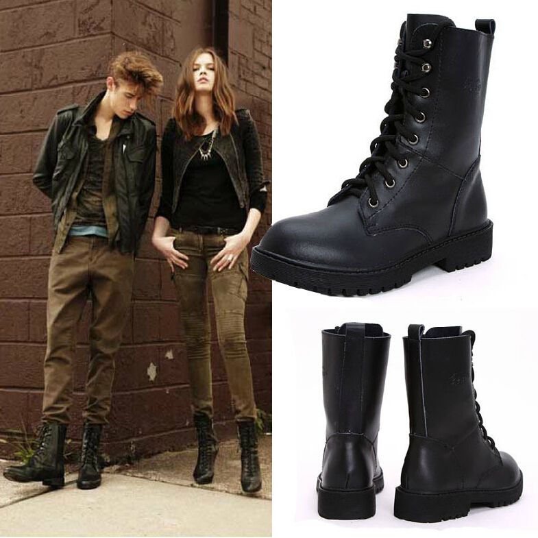 combat style boots for ladies
