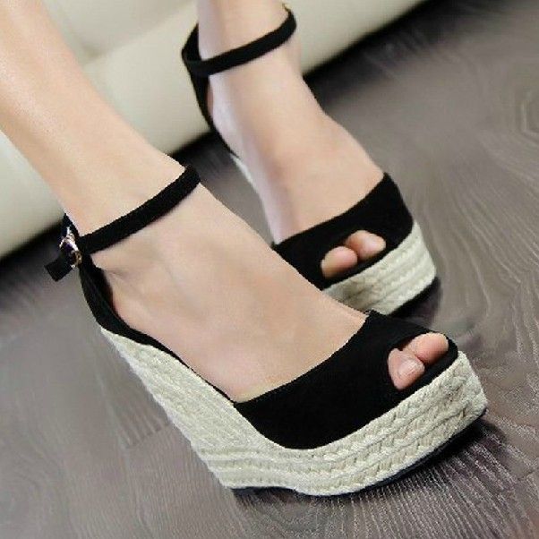 WholesaleWomen Sandals Elegant Fashion Women's Open Toe Wedges Sandals