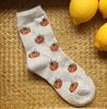 Wholesale-New Arrival Fresh Style Fruit Vegetables Pattern Creative Thickening Thermal Slippers Socks Novelty Cotton Socks