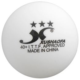 Wholesale-XUSHAOFA 3-Stars White 40+ Pingpong / Table Tennis Balls (New Materials)