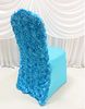 Hurtownie-20 sztuk Darmowa Wysyłka Spandex Stretch Lycra Krzesło Pokrywa Kwiatem z 3D Satin Rówiasty kwiat