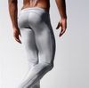 Wholesale-1pcs Aqux men yoga long pants soft Polyester sports gym fitness cycling running tight male Spring autumn jogging apparel