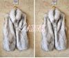 Wholesale-2015 New Fashion Free shipping Winter Sleeveless Warm Women Faux Fur Vest fur coat Jacket Waistcoat Coat 10