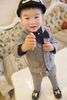 Wholesale-2015 Retail Boys Blazer Suits for Weddings Long Sleeve 2-6y Kids Single Breasted Outwear For Child Enfant Fashion Clothing EB013