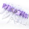 lila garters.