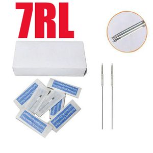 Wholesale-500x 7R  Needles Permanent Tattoo Make-up Eyebrow Lip Round Needle Sterilized CN01