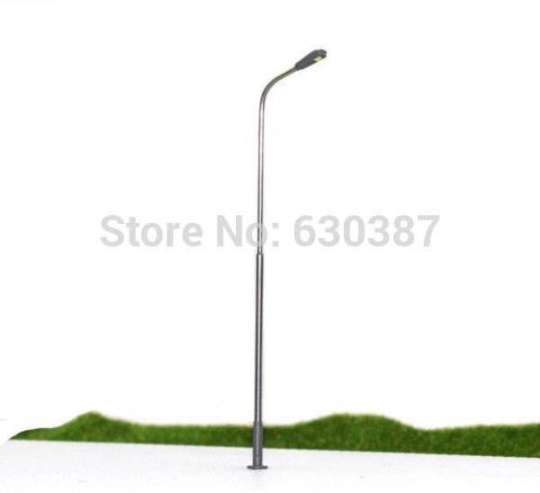 

Wholesale-LQS08 20pcs Model Railway Train Lamp Post Street Lights HO OO Scale LEDs NEW
