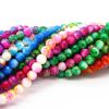 All'ingrosso-6mm 8mm 10mm Mix Color Round Shape Chunky Chic Loose Glass Crackle Beads per gioielli Charms Spacer Beads HB439