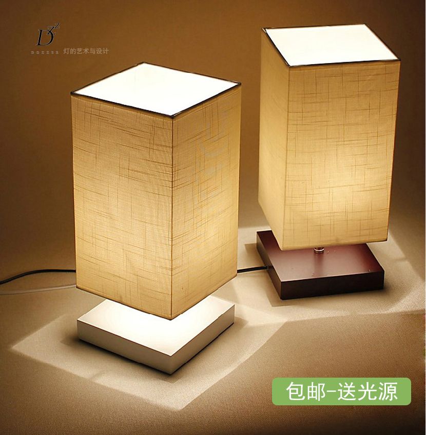 2018 Whole Modern Brief Table Lamps For Bedroom Bedside 2018 Whole Modern Brief Table Lamps For Bedroom Bedside Lights Wood Fabric Dimmable Lamp Lighting Fixture E27 Bulb 110v 220v From Rosaling