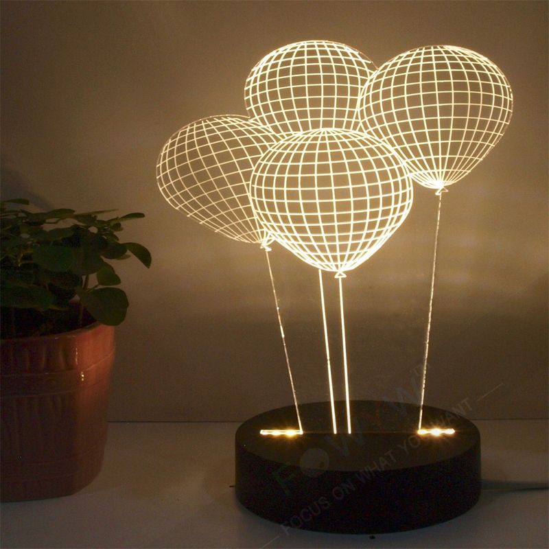 Whole Free Shiping Balloon 3d Lamp Lighting Table Lamps For Whole Free Shiping Balloon 3d Lamp Lighting Table Lamps For Bedroom Luminaria De Mesa Bedside Ikea Kids Abajour Light Projector