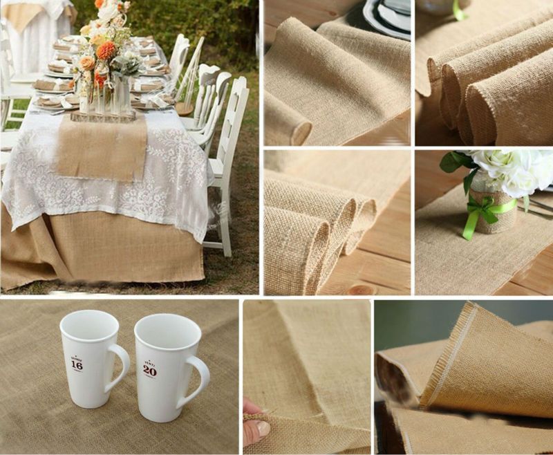 Wholesale New Wedding Table Runners Decorations 275cmx30cm Burlap