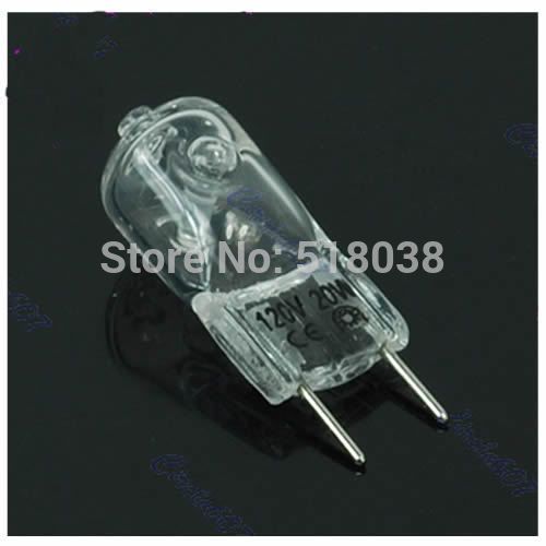 

Wholesale-A25 hot-selling newest 1Pcs G8 Base JCD Halogen Light Bulb 120V 20W 20 WATT Free Shipping
