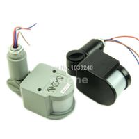 Wholesale E74 M V Security PIR Infrared Motion Sensor Detector Wall LED Light Outdoor RF degree