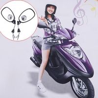 도매 - 뜨거운 판매 미러 MP3 전기 오토바이 자전거 백미러 MP3를 FM 스피커