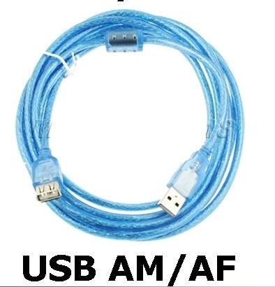 Partihandel - --Freeshipping! 500PCS / Lot USB 2.0 Man till kvinnlig förlängningskabel 1,5 meter AM / AF