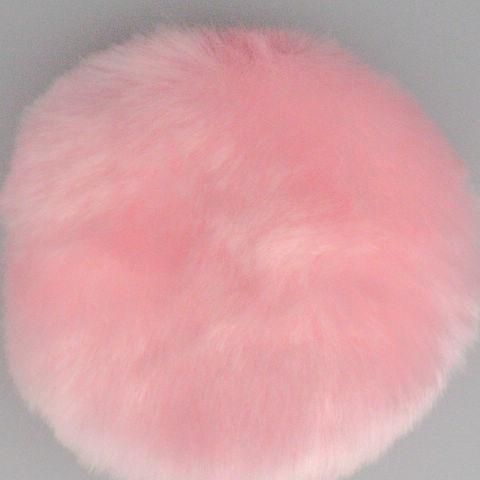 Puff lujoso en polvo de una cara color rosa brillante polvos Puff / bolsa 80mm
