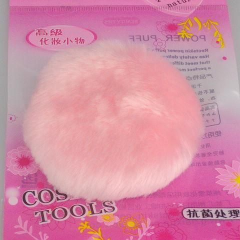 Luxurious Powder Puff Peluche simple face rose Powder Puff sac 80mm321A