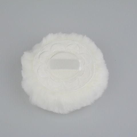 Luxurious Powder Puff Single-sided plush White Powder Puffs 20 pics /bag 80mm