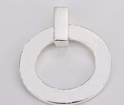 Nova 925 colar de prata pingentes cubos duplos fit encantos colar JOS013