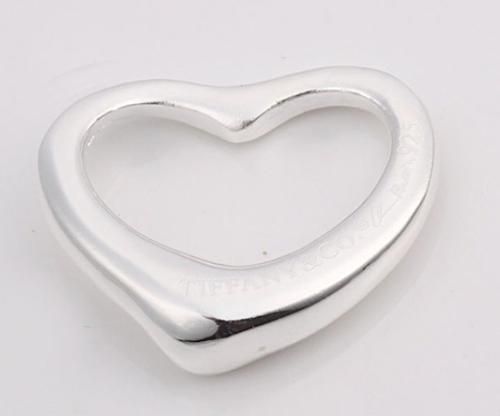Mode-Accessoires 925 Silber Hohl Herz Halskette Anhänger passen Halsketten JOS011