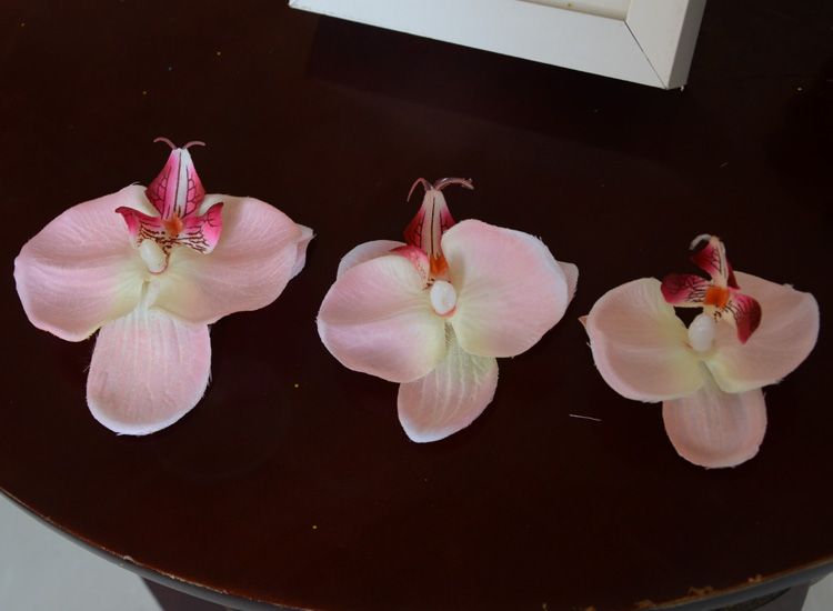 11CM Orchid Flowers Artificial Flower Petals Silk Orchid Petals Pefect