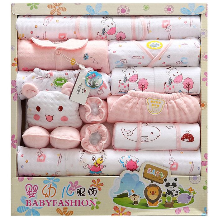 2018 Thickened 0 12month 2016 Newborn Baby Clothes Sets Infant Child