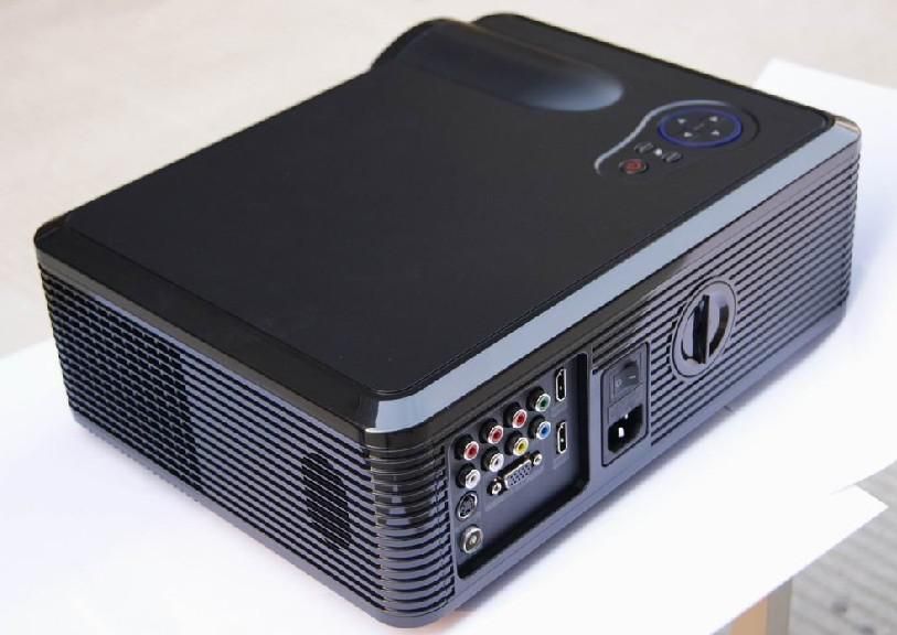 Brightest LED Projector LED 33 5inch Lcd Panel 120W 2000 Lumens Black