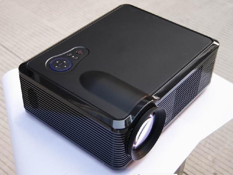 Brightest LED Projector LED 33 5inch Lcd Panel 120W 2000 Lumens Black