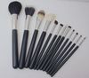 Free Shipping ePacket New Makeup Blusher 12 Pieces Brush Sets+Leather Pouch!!With Numbered!999