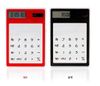 HELA 50PCSLOTOFFICE TRANSPARENT SOLAR CACCLATION Touch Screen Ultrathin Calculator9066651