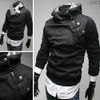 Monde Sydkorea Mäns Hoodie Rider Black Jacket Coat Sweat Shirt Storlek: m / l / xl / xxl / 3xl 1171