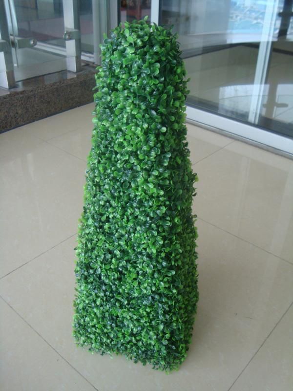95cm Height Artificial Plastic Topiary Pyramid Boxwood Tree/Plant Price