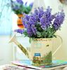 HOT Silk Lavender Bunch (5 stems/piece) 10PCS Lavenders Bush Bouquet Simulation Artificial flower Lilac & Purple & White Wedding /Home