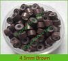 45mm silikonmikroringlänkar för fjäderhårförlängningar ColorDark Brown10000PCSMIX Color9738174