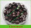 45mm silicone micro ring links for hair extensionshair extension toolsLi brown5000pcs mix color4744931