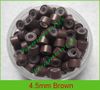 45mm silicone micro ring links for feather hair extensionscolordark brown10000pcsmix color2363930