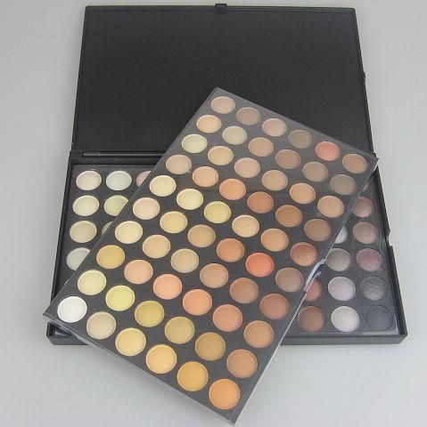 Pro 120 couleurs mates Palette de fard à paupières ombre à paupières maquillage fard à paupières suite 3 1 boîte Net054kg5599454