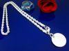 Billig 925 Silver Round Smycken 3mm Rope Chain Halsband, kan blandas stilar