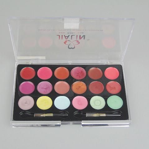Moda profissional LipStick 18 cores paleta Lip Gloss maquiagem 3 / pacote cosméticos Lip Stick Suite 15915-A01 #