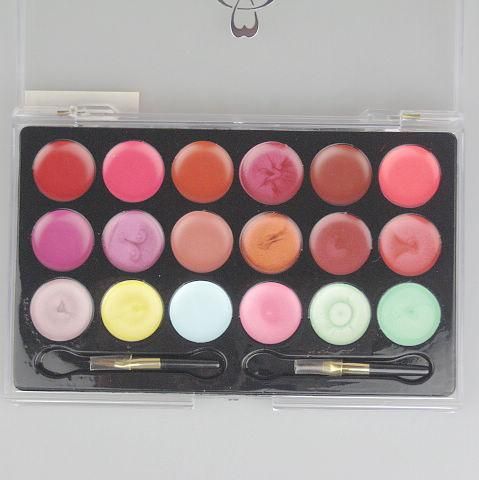 Fashion Professional LipStick i Palette Lip Gloss Makeup 3 / pacchetto cosmetico Lip Stick Suite 15915-A01 #