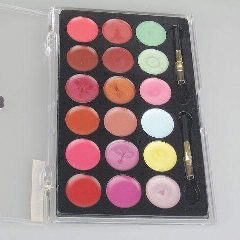 Mode Professionelle LipStick 18 farben Palette Lipgloss Makeup 3 / paket kosmetische Lippenstift Suite 15915-A01 #