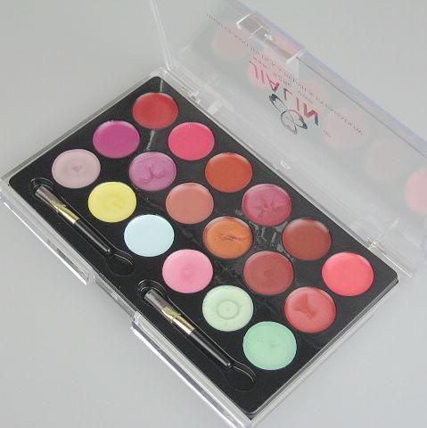 Fashion Professional LipStick 18 couleurs Palette Lip Gloss Makeup 3 / paquet cosmétique Lip Stick Suite 15915-A01 #