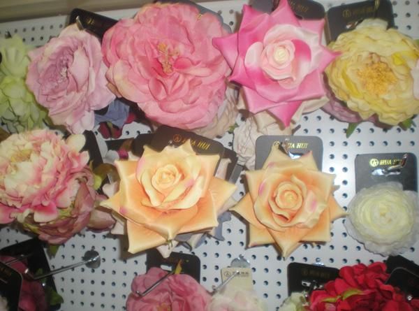 Flor Broche de Clipe de Cabelo 4 Baby Girl Mulheres pin Cabelo accesory 30 pçs / lote Impressionante