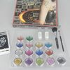 Pro Body Målning Tattoo Deluxe Kit 1 Set 15 Färger Supply Kit Body Art Tattoo Kit Balk15