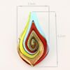 Leaf glitter lampwork pendants blown venetian murano glass pendants necklaces and earrings jewellery Mus011 handcraft jewelry