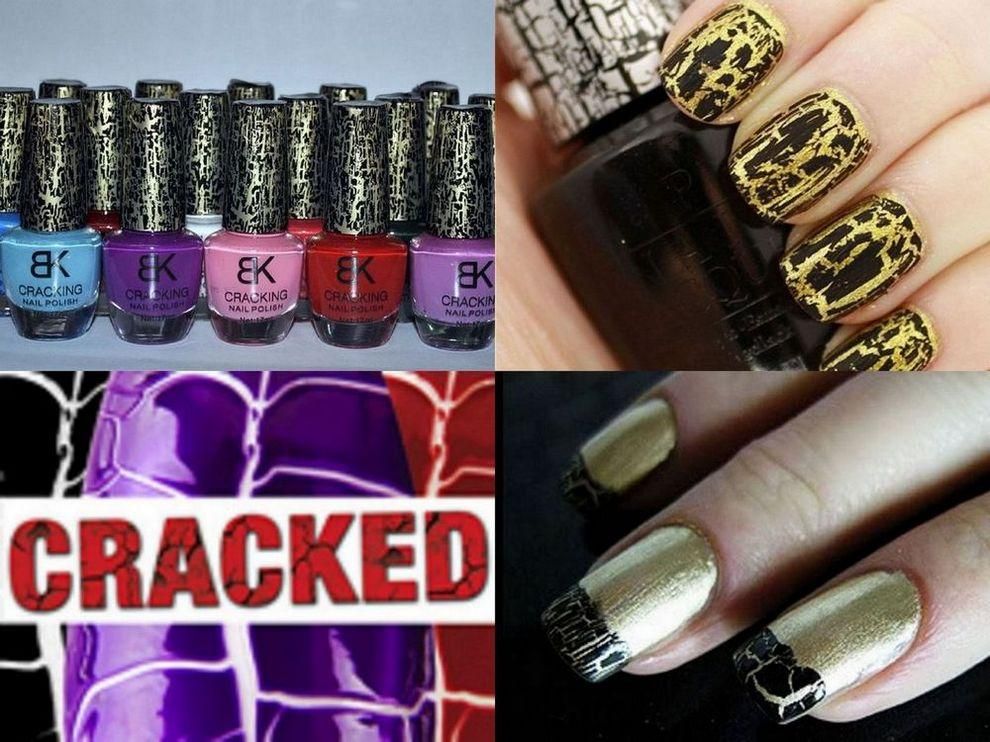 Crack Nail Polish Cracked Nail Art Cracking Comparable OPI Instant New