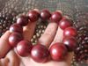 Free Shipping - lobular red sandalwood prayer beads, bracelet 20 mm. Successful men's choice.